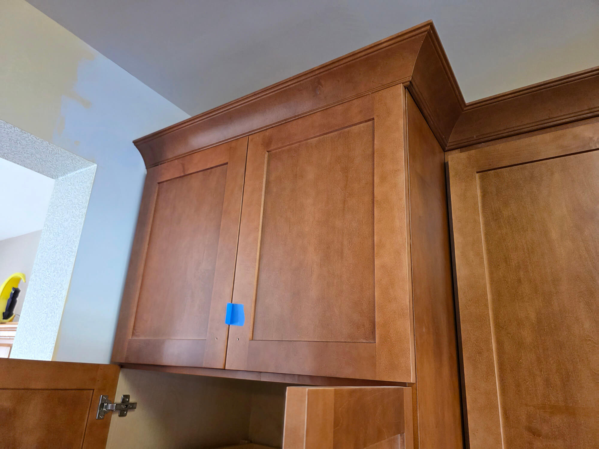 Refaced kitchen cabinets - St. Louis craftsman